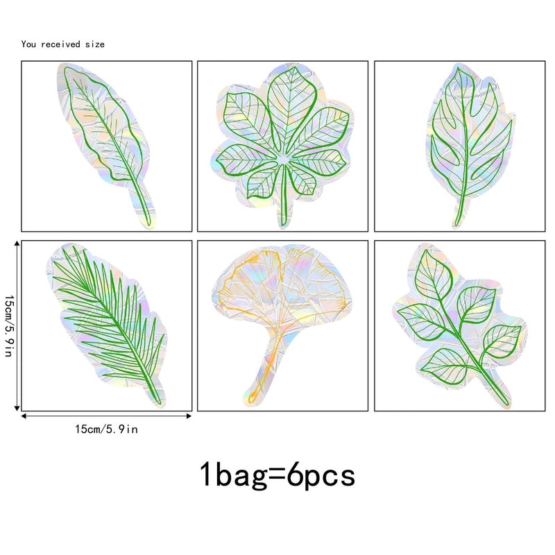 Colorful Plant PVC Stickers for Casual Vacation Style | Home Decor & Stickers