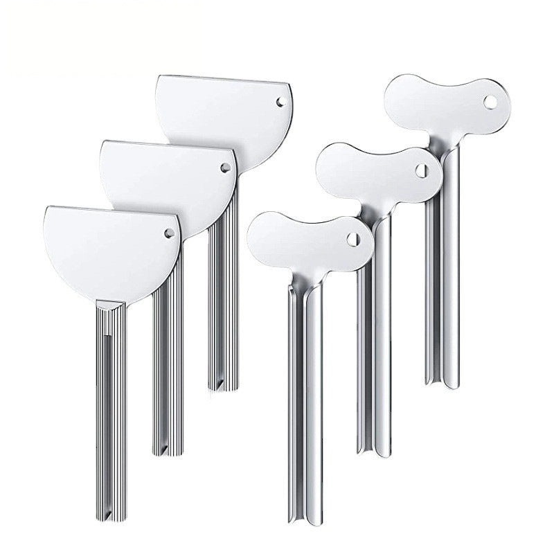 Stainless Steel Metal Squeezer for Hairdressing Dye Paste Dental Key Toothpaste Gel Dispenser | Hair Care Tools