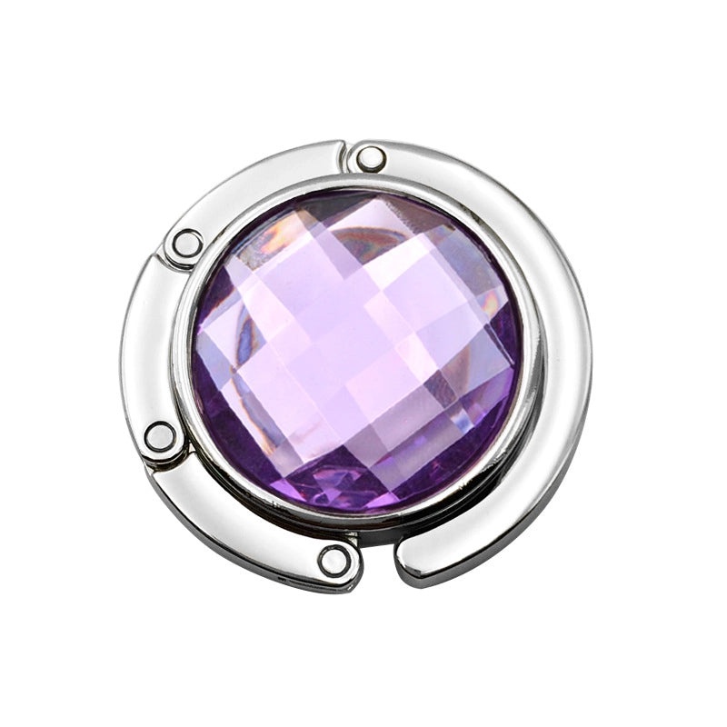 Acrylic Gem Hanging Bag Hook for Ladies - Multi-color Desktop & Fireplace Christmas Stocking Holder | Home & Kitchen Accessories