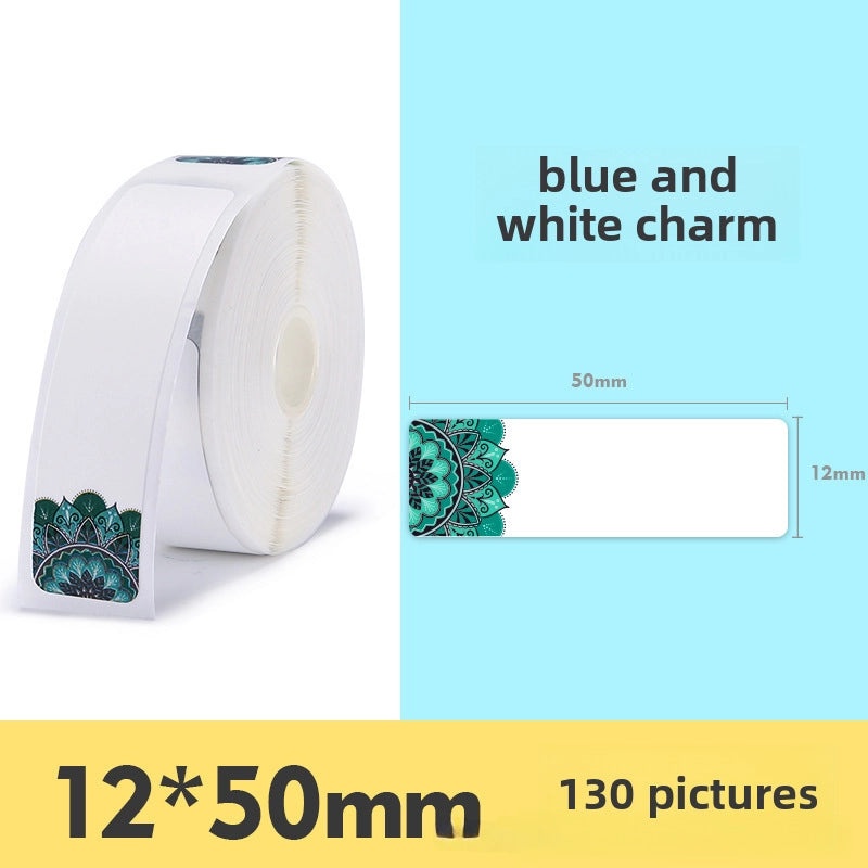 Jingchen D11 Transparent Thermal Printing Label Paper for Jewelry Cosmetic Cable | Adhesive Protective Pet Paper|Label Supplies