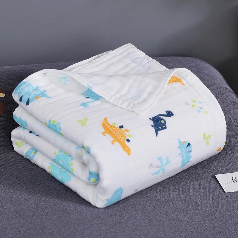 Newborn Cotton Six-layer Gauze Bath Towel Soft Baby Bath Swaddle Wrap|Baby Bath & Towels