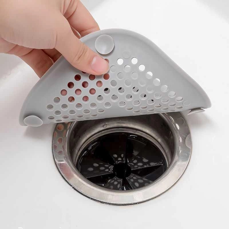 Minimalist Solid Color TPR Kitchen Strainer for Household Cleaning|Home & Kitchen Accessories