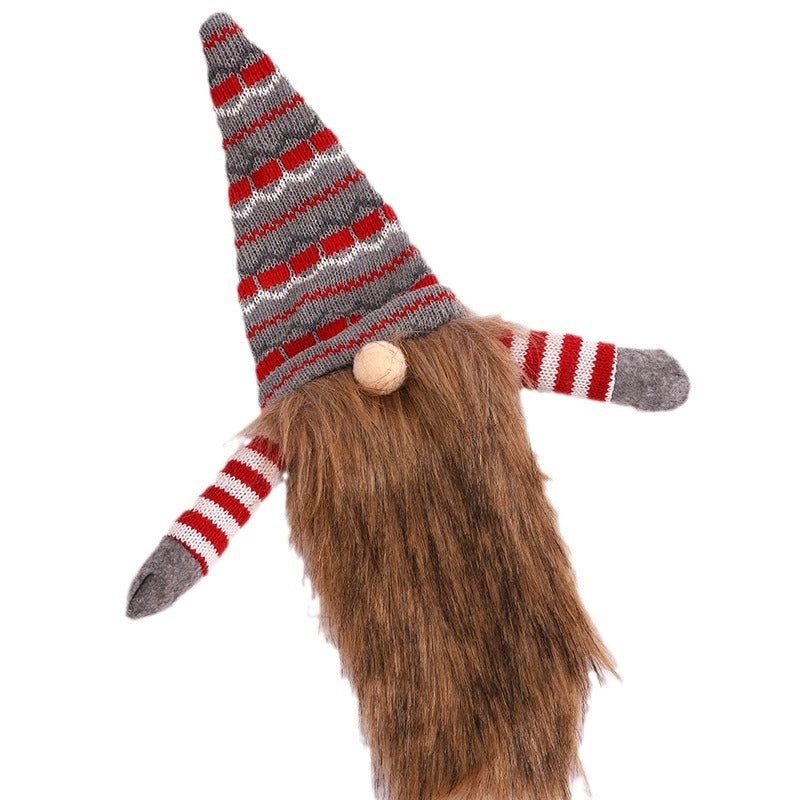 Festive Cartoon Color Block Wine Sleeve Minimalist Holiday Design|Home & Kitchen Accessories