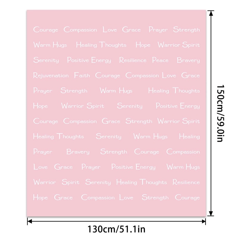 Cozy Polyester Letter Print Blanket for Couch and Sofa Decor | Home Textiles & Throws