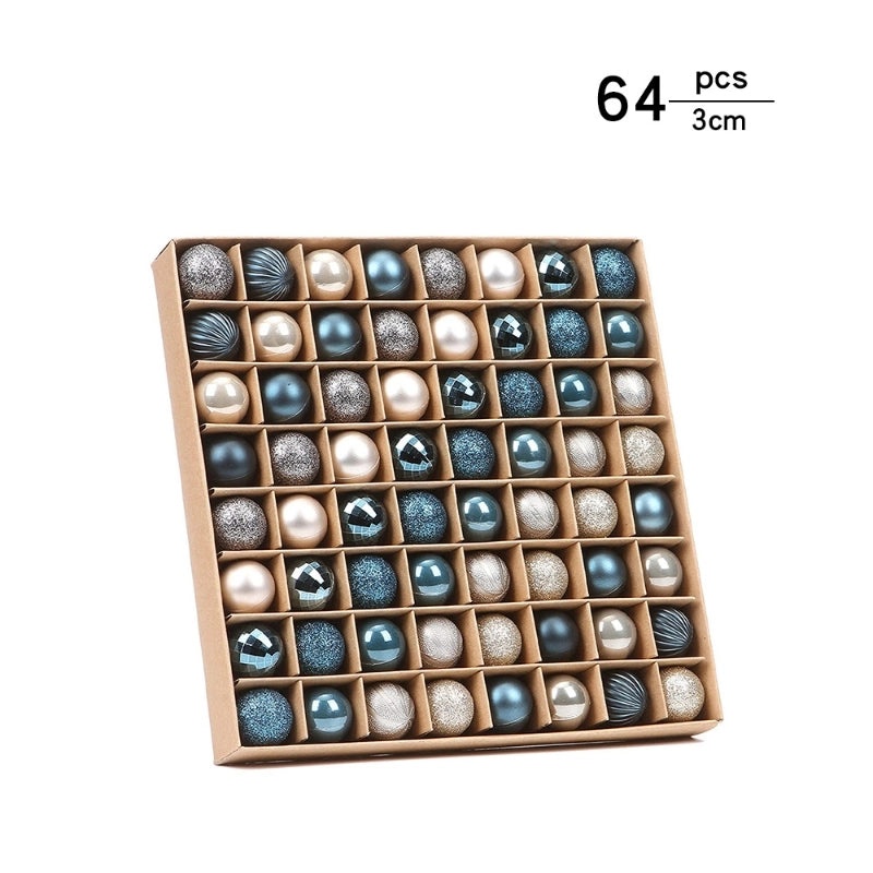 Christmas Minimalist Plastic Ball Hanging Ornaments for Indoor Festival Party Decoration|Home Decor Ornaments