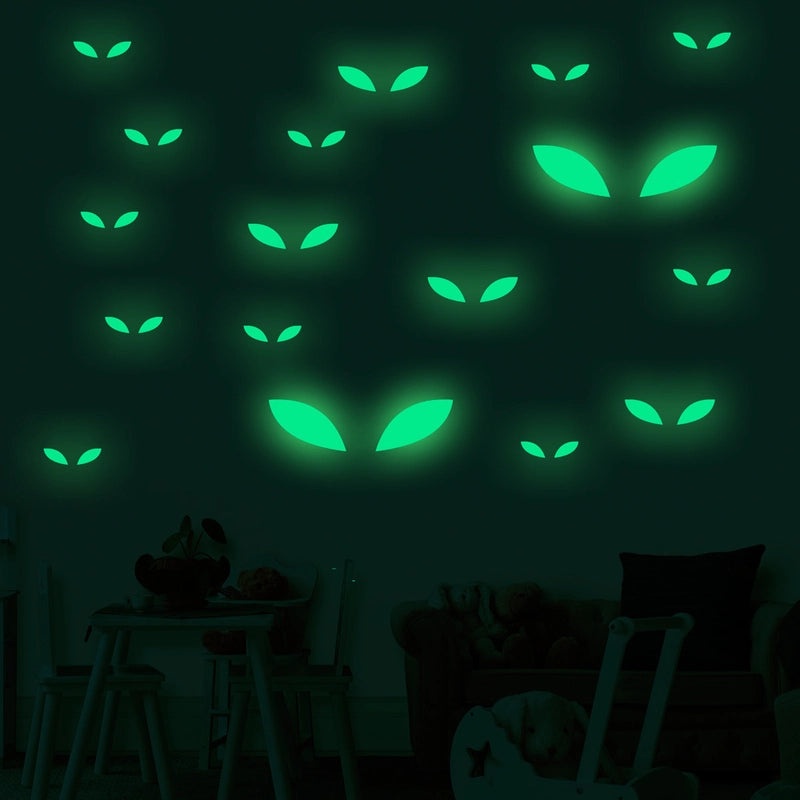 Halloween Luminous Peeping Eyes Stickers Glow in the Dark Festival Wall Decals|Home Decor