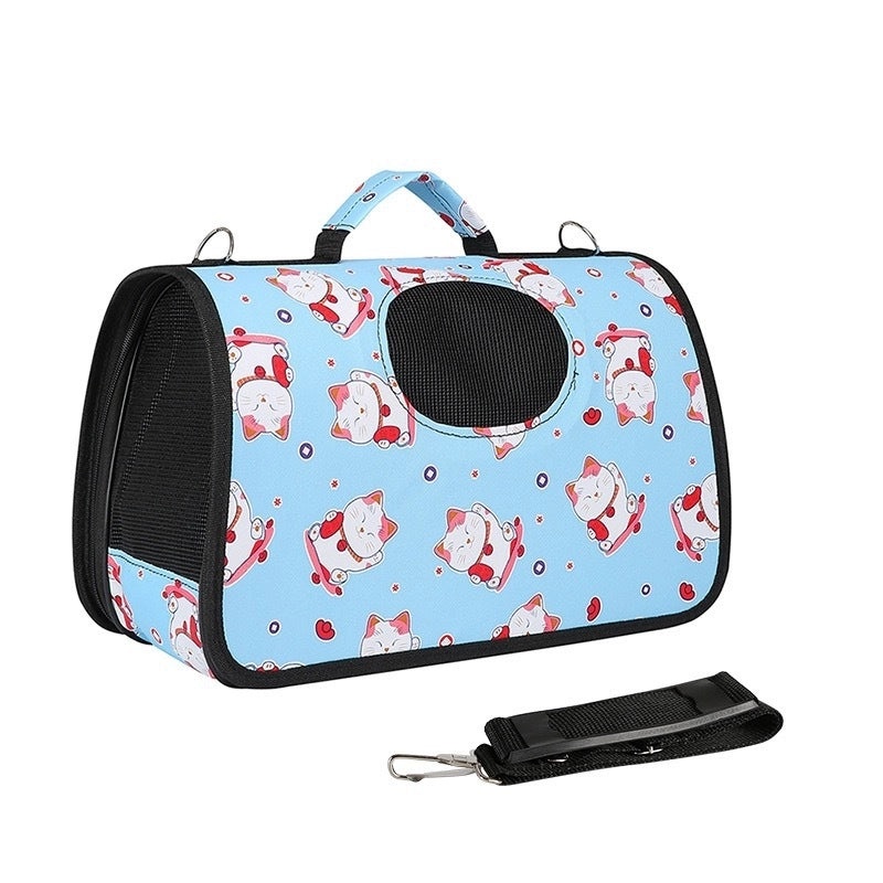 Foldable Space Capsule Pet Carrier Backpack for Small Dogs and Cats Portable Outing Cage Bag|Pet Carriers & Travel Gear