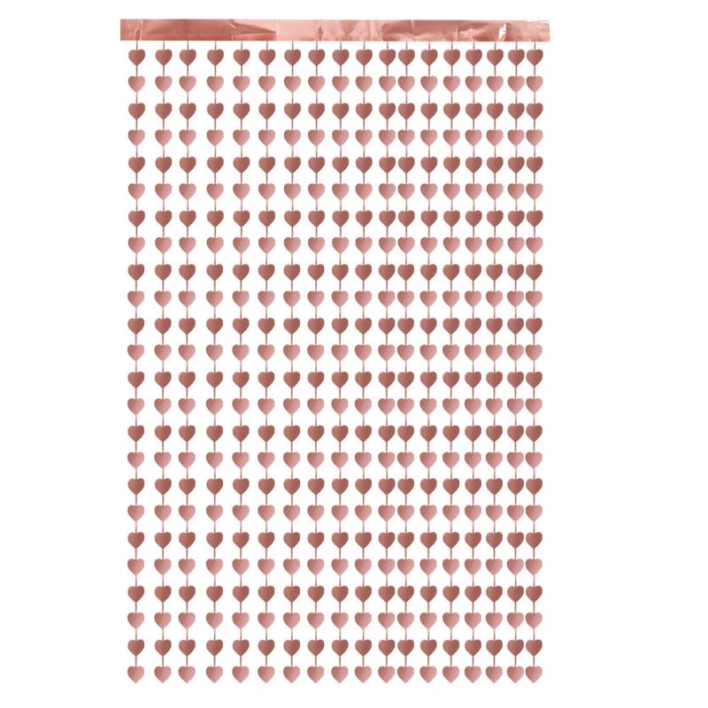 Minimalist Heart Shape Christmas Door Curtain for Indoor Outdoor Parties|Home Decor Curtains