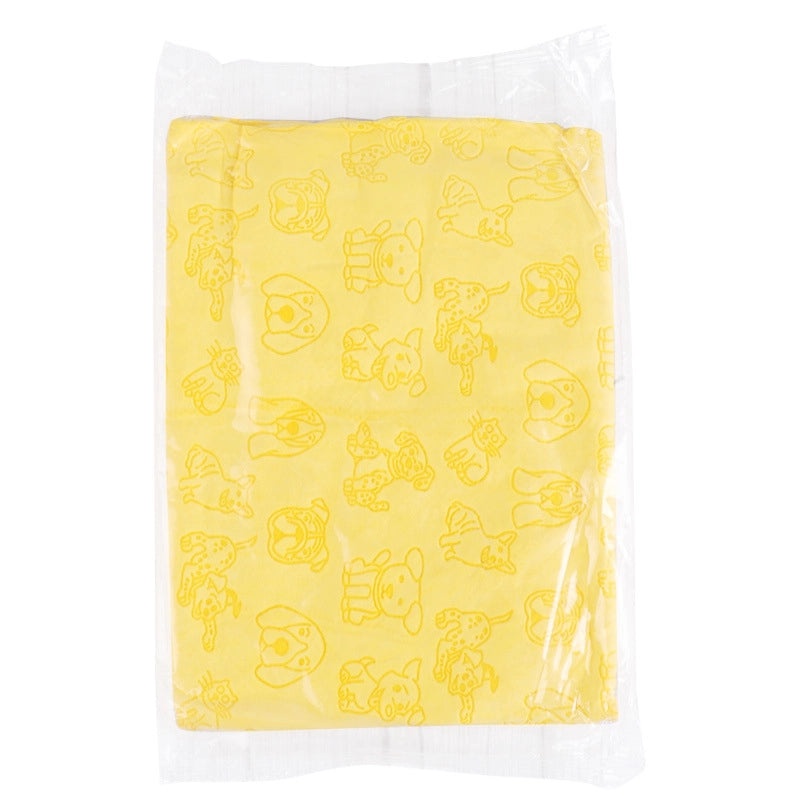 Embossed Deerskin Pet Towel Bag Multifunctional Bath Absorbent Hair Drying Towel|Pet Care Accessories