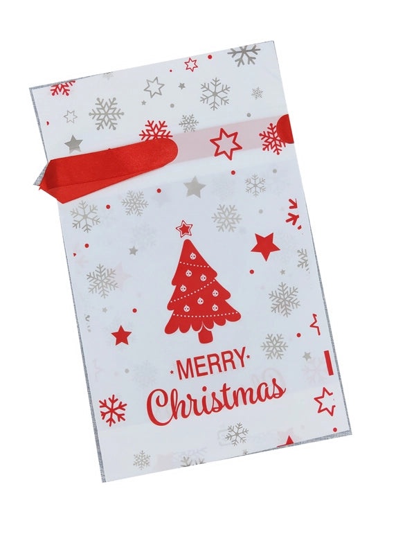Holiday Snowflake Drawstring Gift Bags for Candy Cookies | Seasonal Packaging