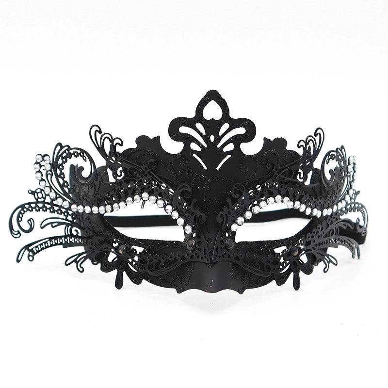 Mardi Gras Minimalist Geometric Plastic Party Mask | Party Supplies