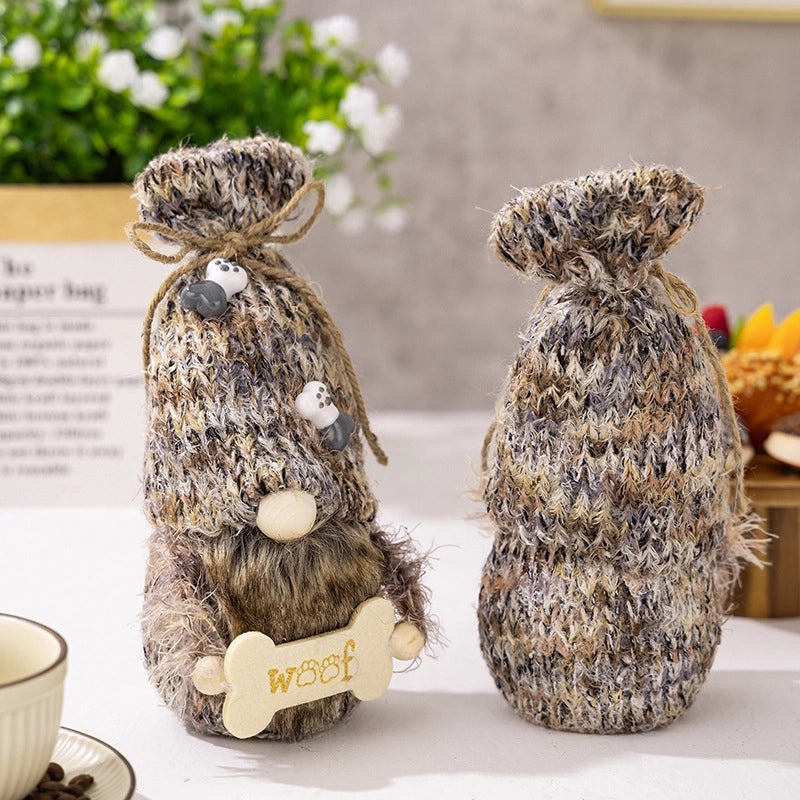 Adorable Rudolph Plush Doll Polyester Holiday Table Decoration Festive Ornament|Home Decor