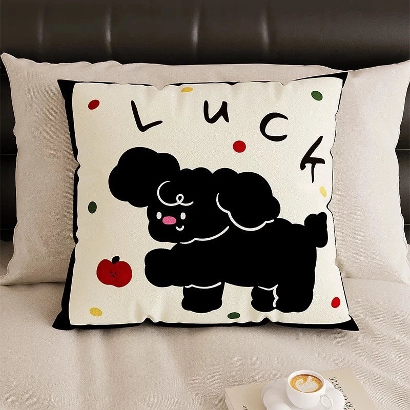 Adorable Cat Print Velvet Cushion Covers for Couch Sofa Decor|Home Decor Pillows