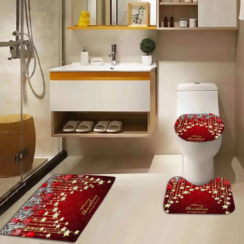 Christmas Santa Claus Star Letter Party Decor Modern Classic Style Polyester Accessories|Holiday Party Supplies