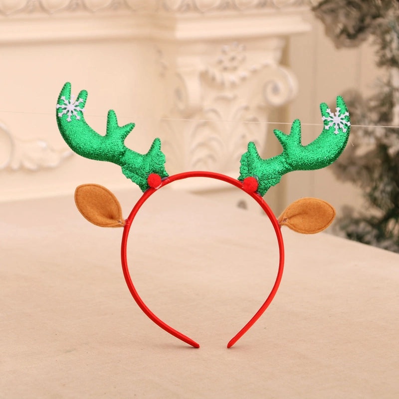 Christmas Snowman and Reindeer Antler Hair Bands Nonwoven Party Accessories|Festive Party Supplies
