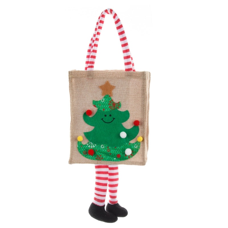 Christmas Cartoon Christmas Tree Santa Claus Snowman Gift Bags Festival Wrapping Supplies|Holiday Gift Wrapping Supplies