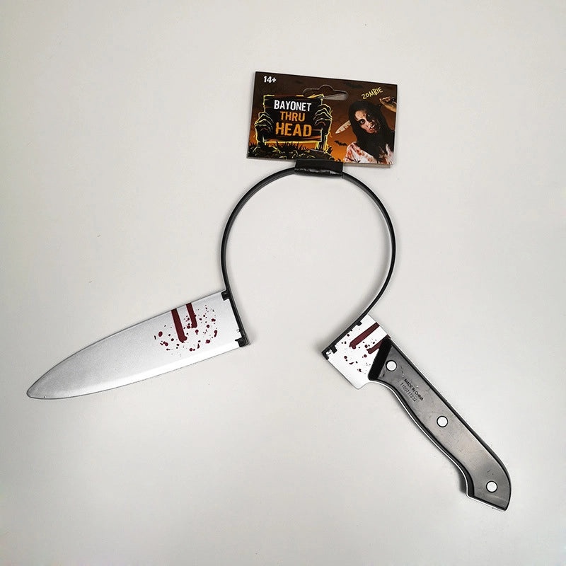 Halloween Easter Hip-Hop Funny Plastic Blade Scissors Headband Party Festival Street Accessory|Headbands & Hair Accessories