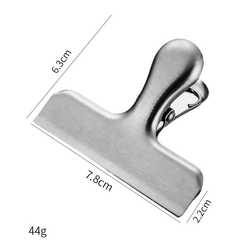 Stainless Steel T-type Sealing Clip for Snack Bags | Kitchen Storage Accessories