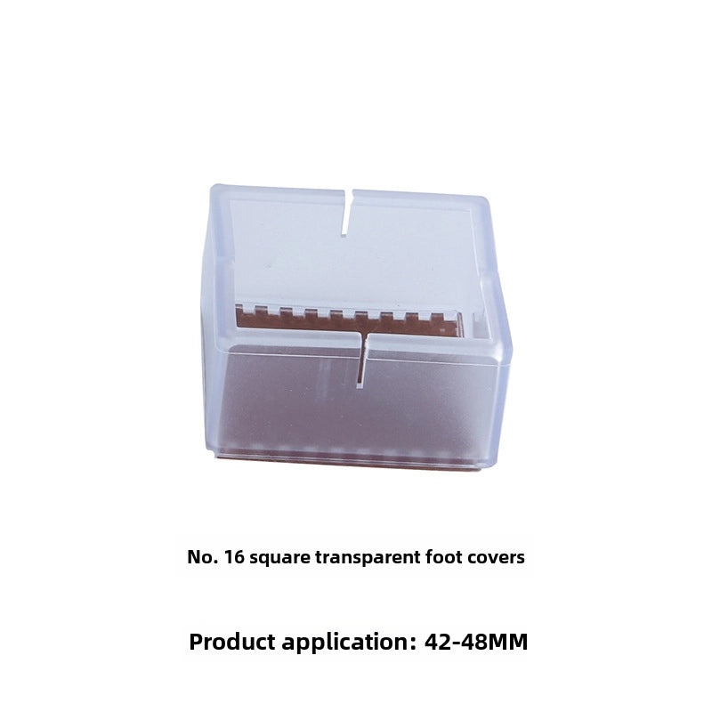 Transparent Silicone Non-Slip Table and Chair Leg Covers for Floor Protection and Longevity | Home & Living Accessories