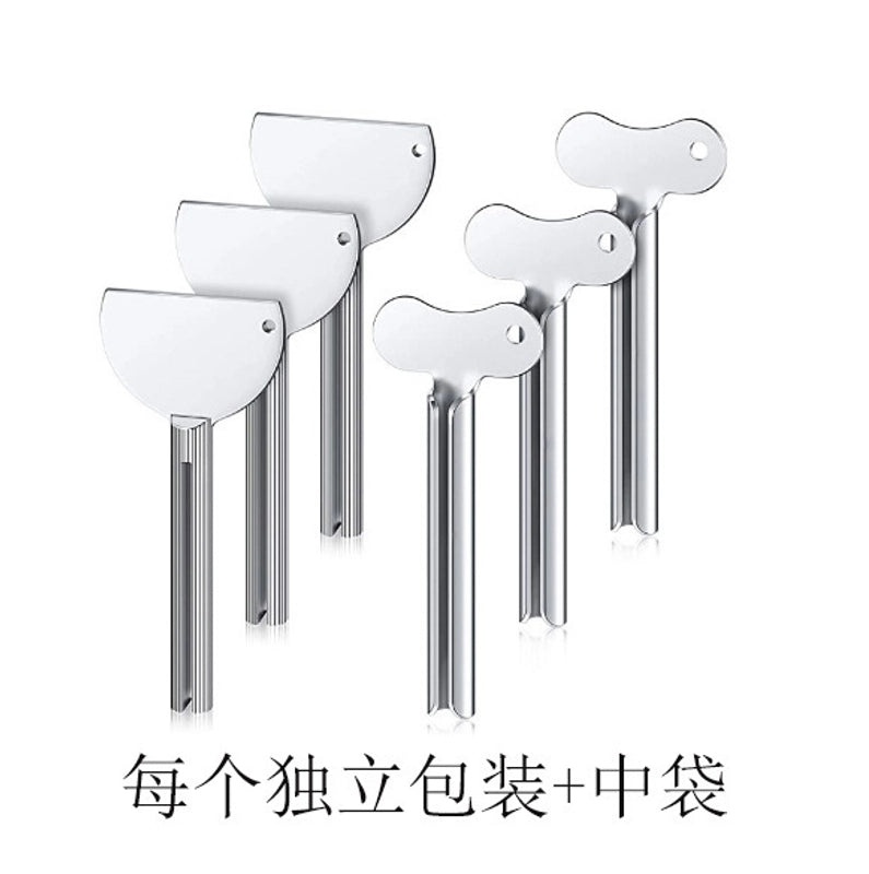 Stainless Steel Metal Squeezer for Hairdressing Dye Paste Dental Key Toothpaste Gel Dispenser | Hair Care Tools