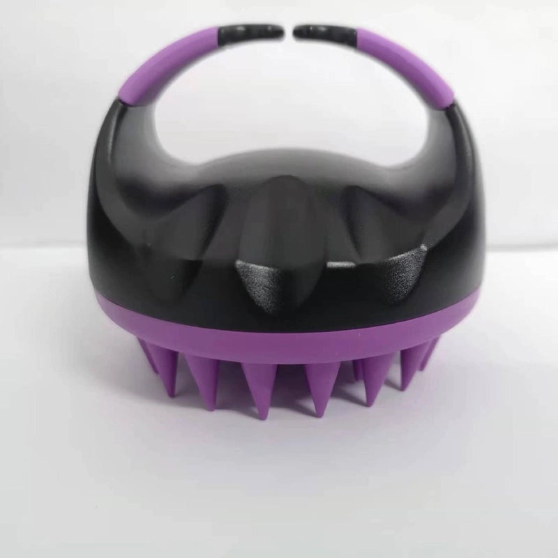 Silicone Handheld Shampoo Brush for Scalp Massage and Bath Cleaning | Hair Care & Styling Tools