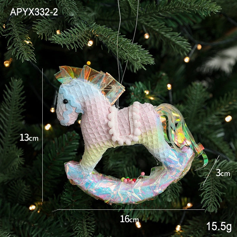 Adorable Pastoral Ice Cream Snowman Foam Hanging Ornaments for Casual Holiday Party Decorations|Holiday Ornaments