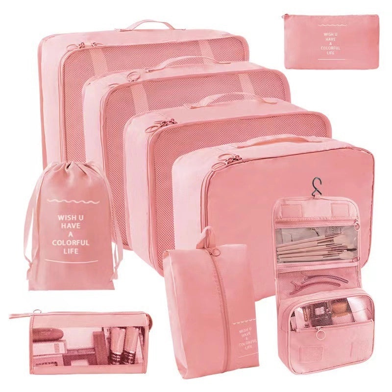 Travel Organizer Bag 9-Piece Set | Travel Accessories
