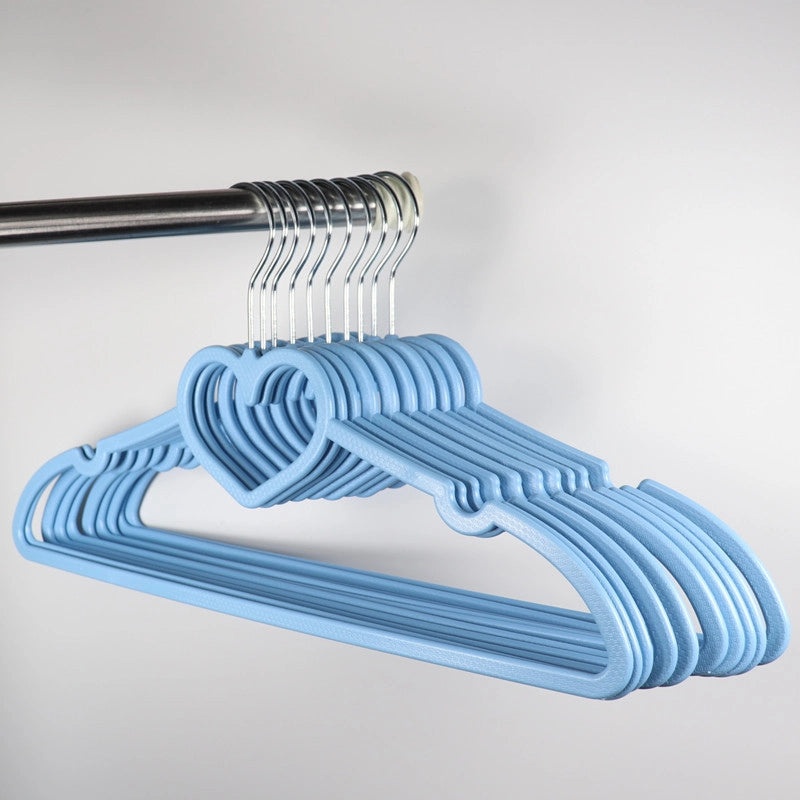 Pink Heart-shaped Butterfly Clothes Hanger Non-slip Plastic Drying Rack for Girls Adults Dormitory Use|Home & Living - Laundry Accessories