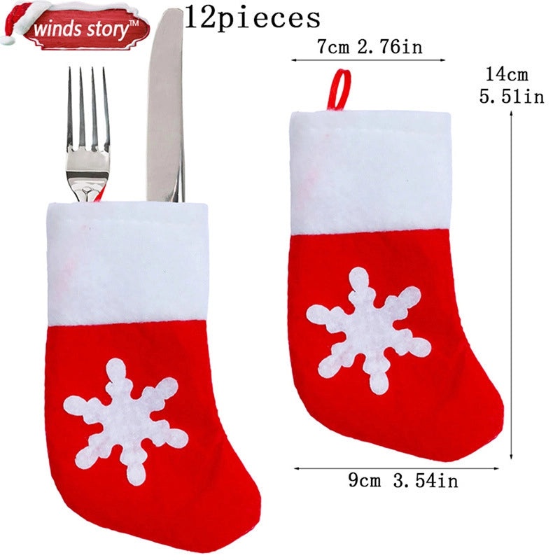 Christmas Classic Nonwoven Fabric Decoration|Home Decor & Seasonal Accessories