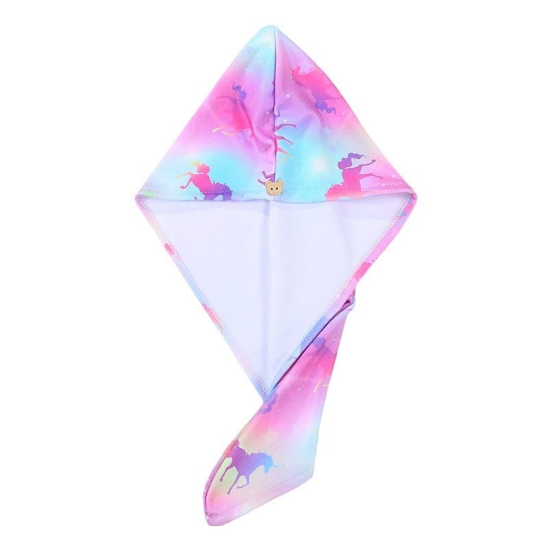 Microfiber Hair Drying Towel for Women Soft Absorbent Printed Turban Bath Cap|Hair Care Accessories