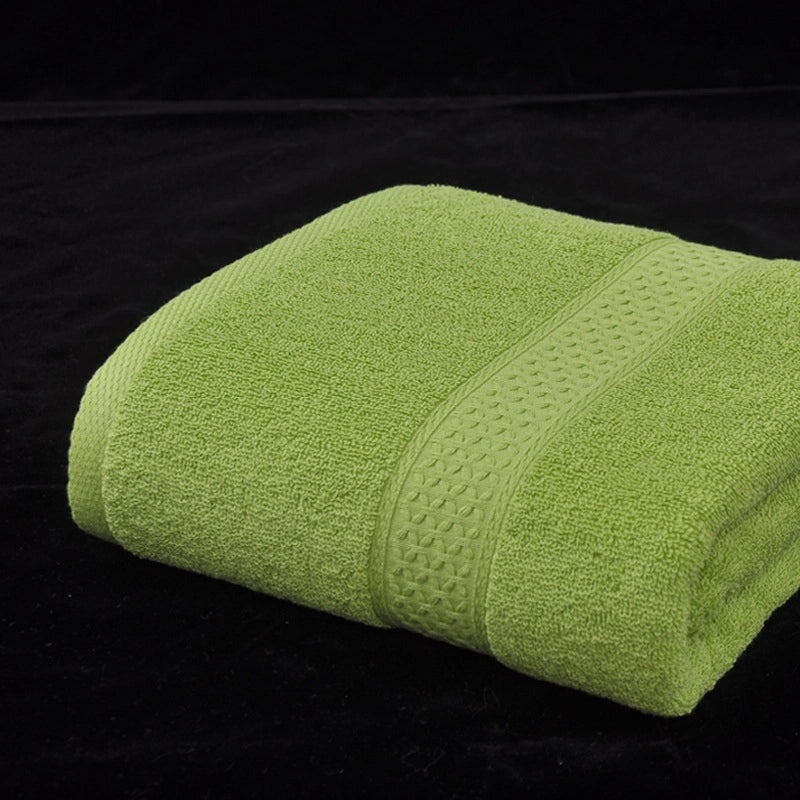 Plain Cotton Bath Towel Soft Absorbent Household Bath Towel 11 Colors Available|Home Textiles & Towels