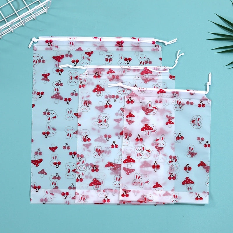 Casual Cartoon Solid Color PE Storage Pouch for Daily Use|Storage Bags & Organizers