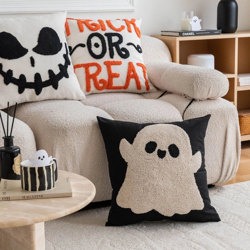 2024 Halloween Decorative Throw Pillow Set Modern Minimalist Bedroom Cushions for Home|Home Decor Pillows