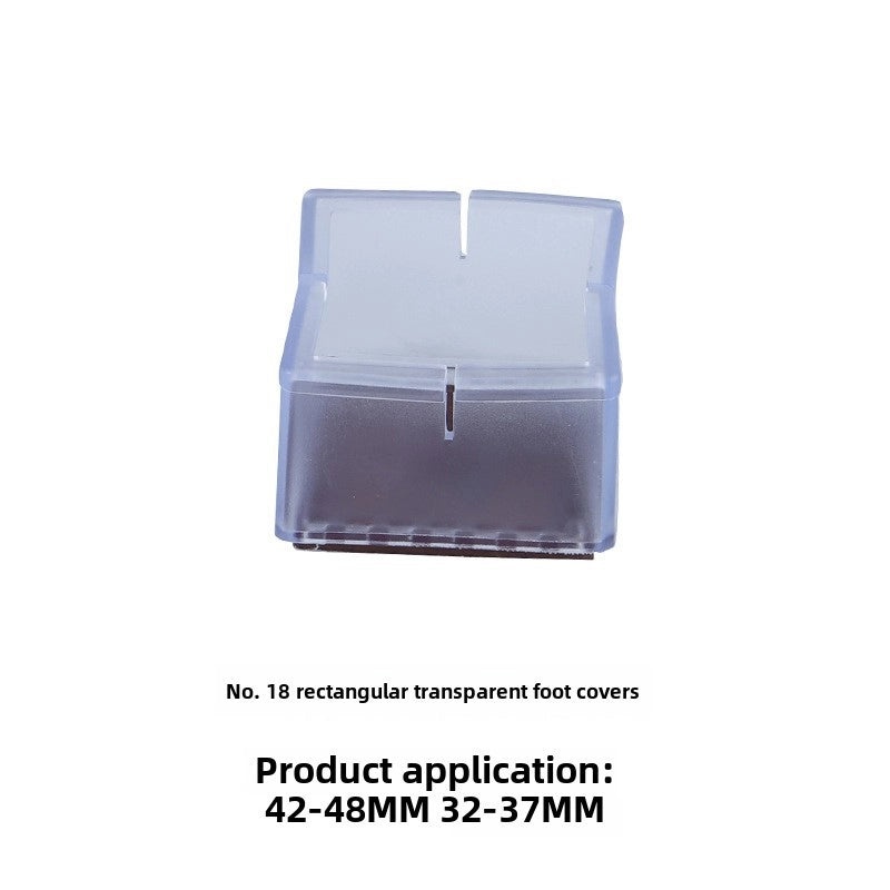 Transparent Silicone Non-Slip Table and Chair Leg Covers for Floor Protection and Longevity | Home & Living Accessories