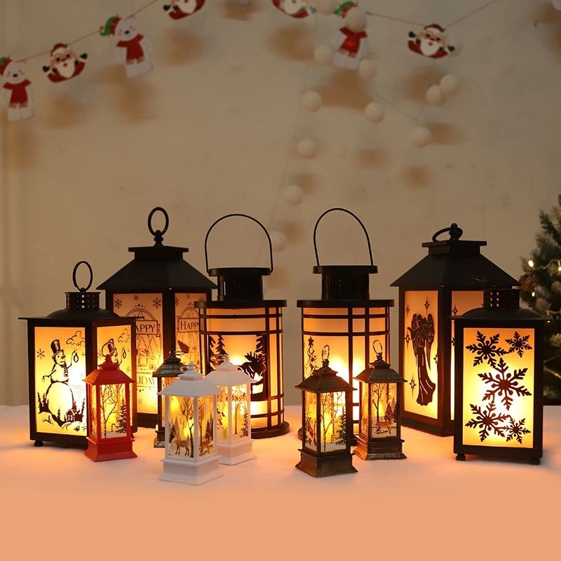 Christmas Decorative Flame Lamp | Holiday Home Decor