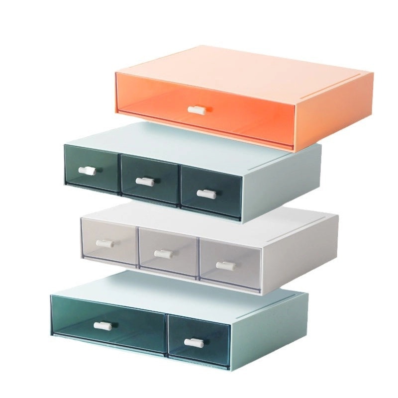 Elegant Desktop Cosmetic Storage Drawer Organizer | Home & Living Storage Solutions