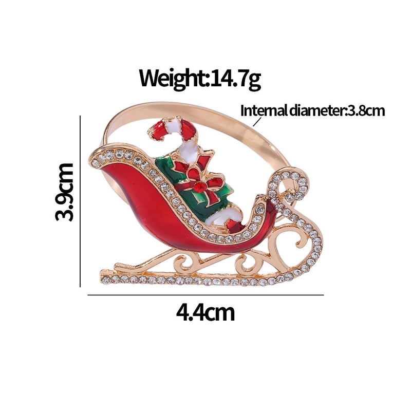 Christmas Cute Tree Santa Claus Elk Alloy Charm Ornament|Jewelry & Accessories