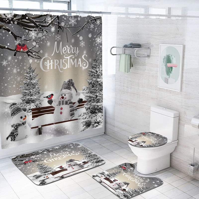 Festive Snowman and Snowflake Window Decorations for Christmas|Holiday Window Decor