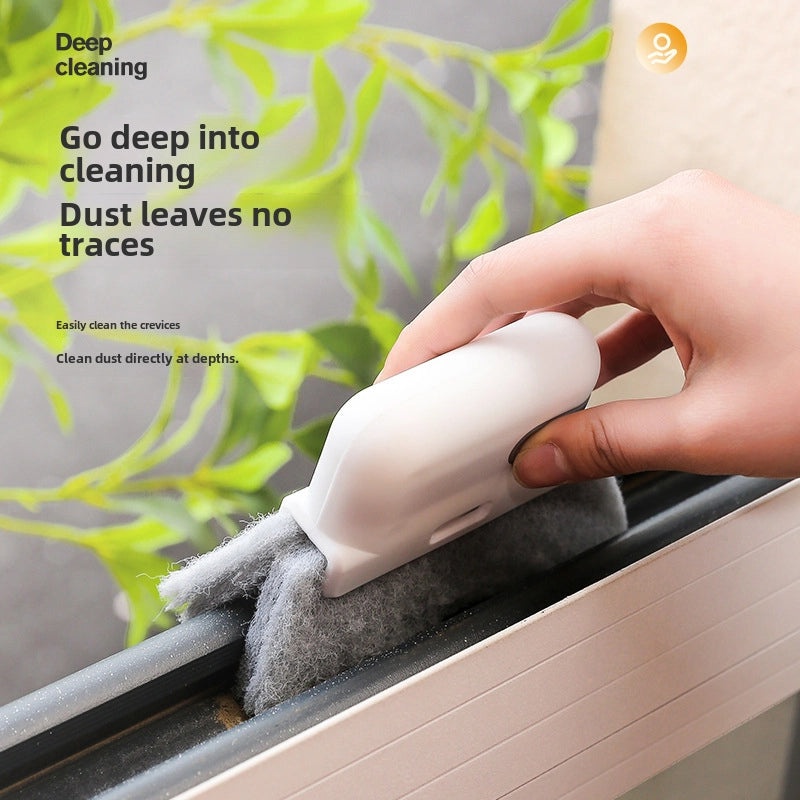 Two-in-One Removable Window Groove Cleaning Brush for Door, Window, and Glass Dead Angle Cleaning|Home Cleaning Tools
