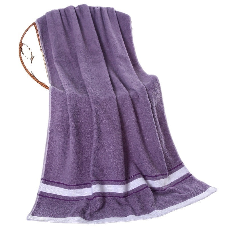Thickened Soft Cotton Bath Towel for Adults, Absorbent and Comfortable, Unisex Home & Swimming Use | Bath & Body