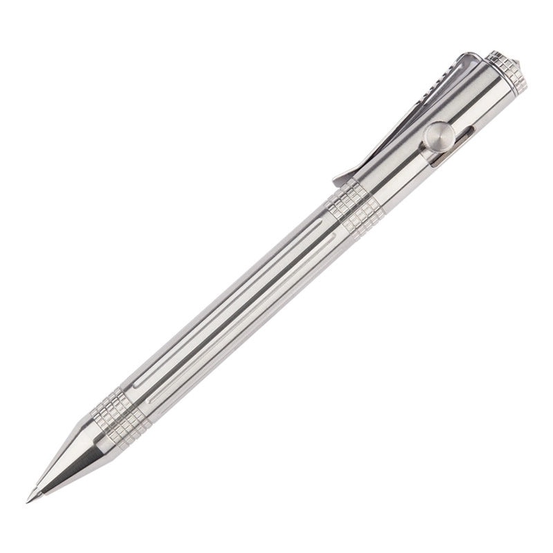 Solid Color Stainless Steel Gel Pen for Daily Use|Office Supplies