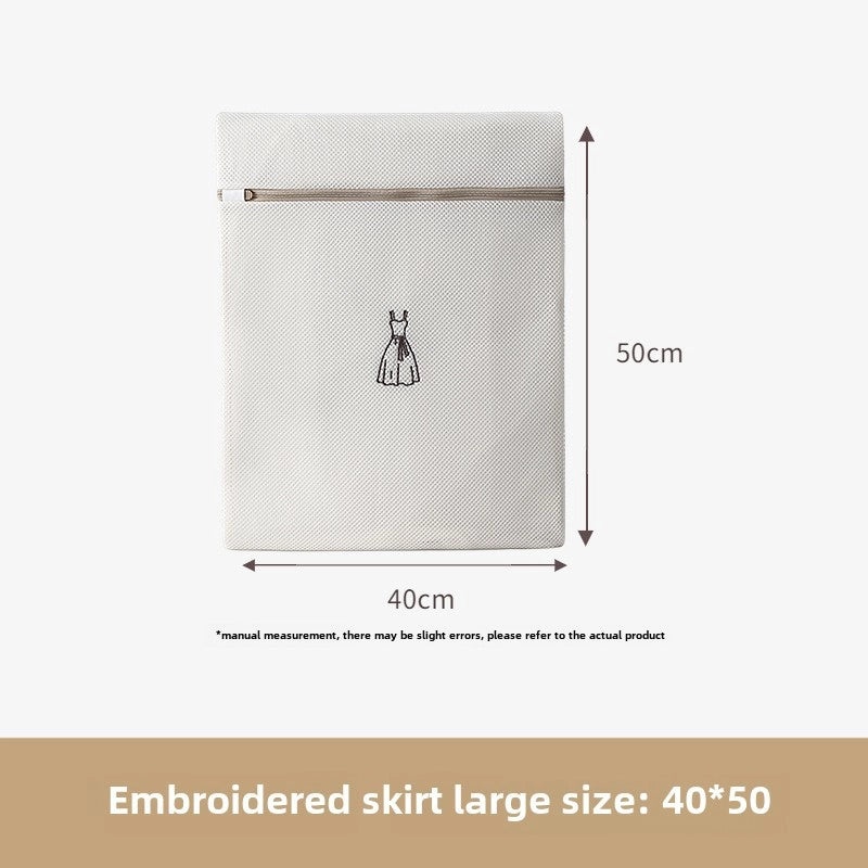 Thickened Embroidery Print Laundry Bag for Delicates | Laundry Accessories