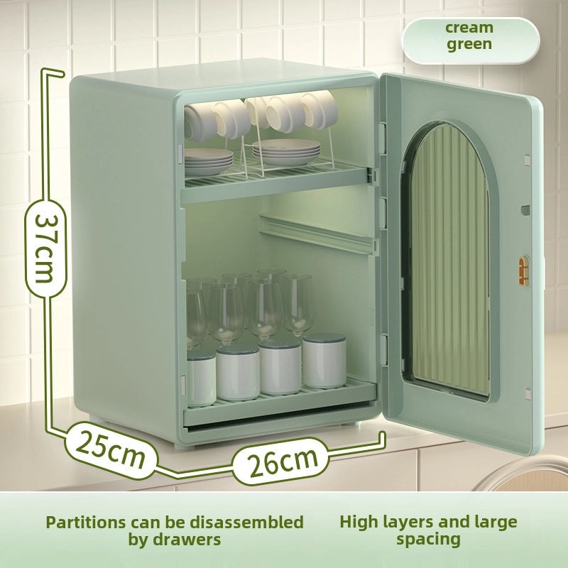 Light Luxury Plastic Cup and Wine Glass Storage Rack for Desktop Household | Home & Kitchen Storage