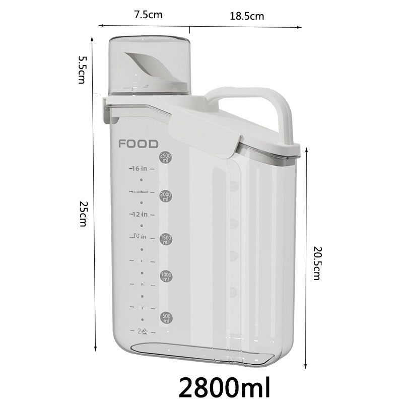 Pet Food Storage Container Airtight Cat & Dog Food Barrel Moisture-Proof Grain Storage Box | Pet Supplies Storage