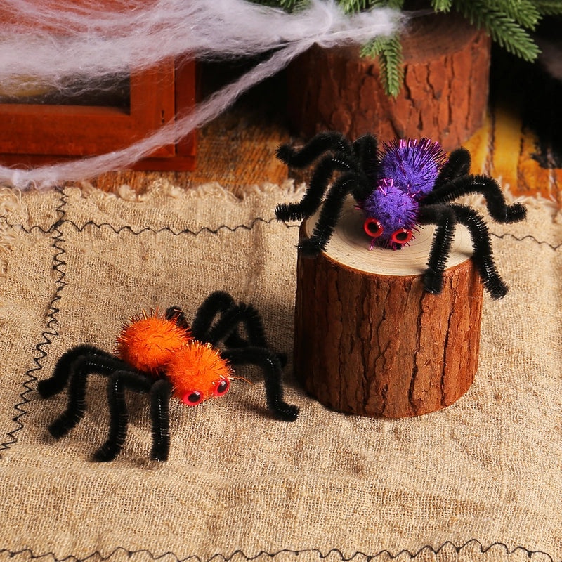 Halloween Spider Hairball Hairpin Funny Hip-Hop Style Iron Party Accessory | Hair Accessories