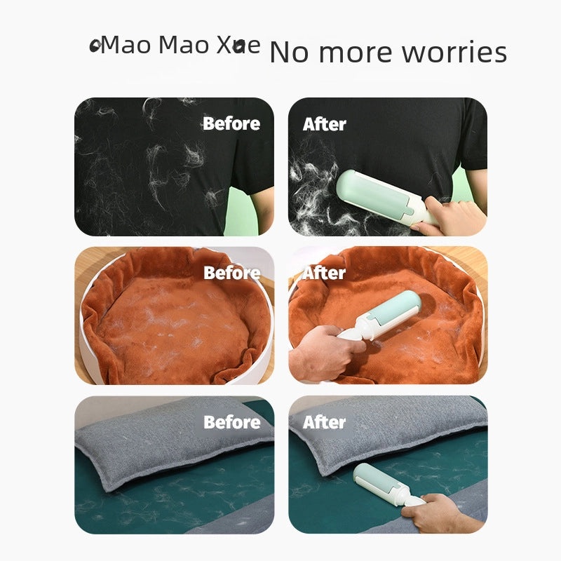 Pet Hair Removal Roller Brush Two-Way Electrostatic Lint Remover for Clothes Sofa Cats and Dogs|Pet Grooming Tools