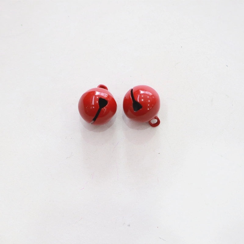200 Pcs 14mm Iron Painted Small Bells for Keychains, Doll Accessories, Pet Collars, Christmas Pendants|Jewelry & Accessories