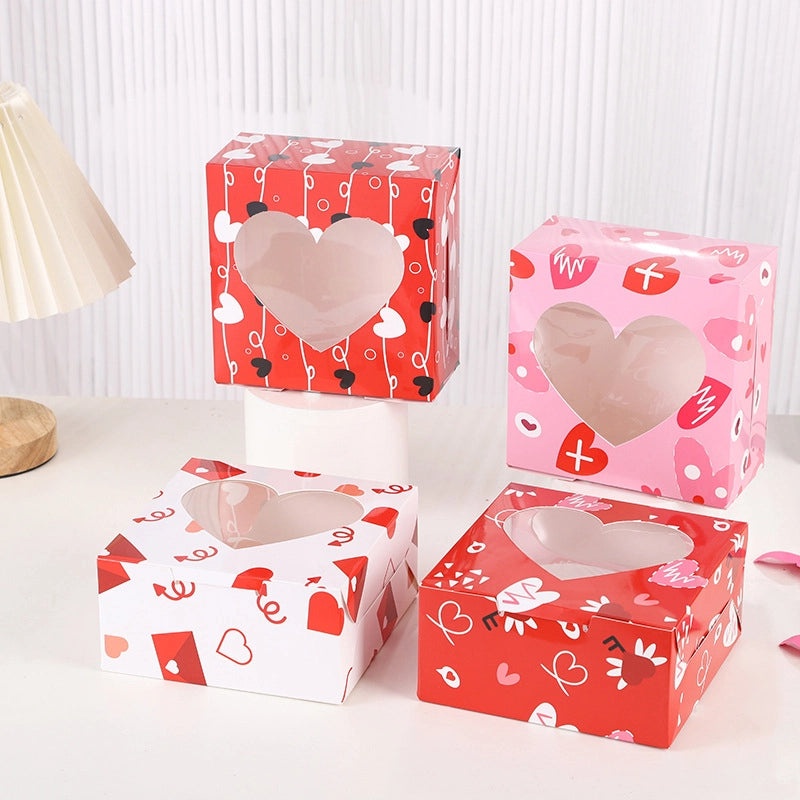 2 Pieces Valentine’s Day Heart-Shaped Paper Gift Wrapping Supplies Set | Holiday Party Gift Wrapping