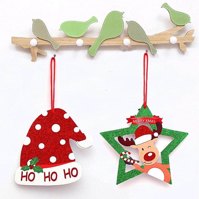 Christmas Cartoon Style Minimalist Pendant Necklace Simple Cute Jewelry|Jewelry Accessories