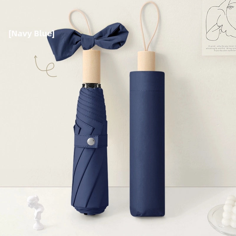 Large Folding Sun Umbrella for Women UV Protection Dual-purpose Sunscreen and Rain Umbrella Custom Logo Print|Outdoor Accessories